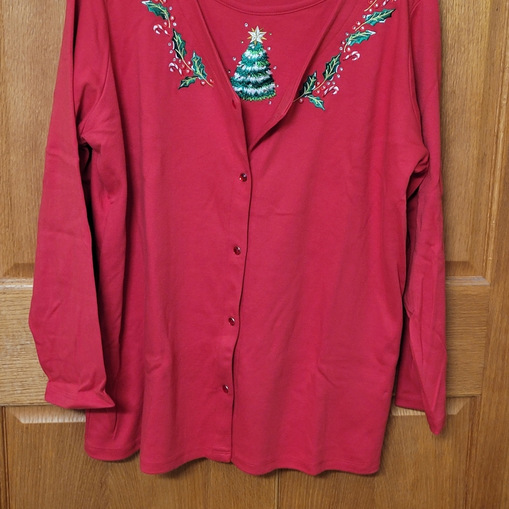 Quacker Factory Holiday Cardigan Duet